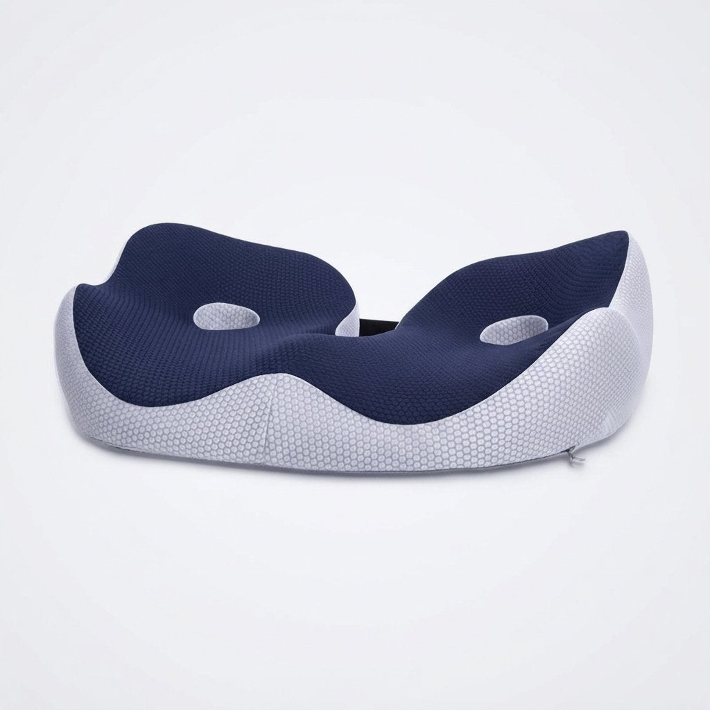 Ergonomisch zitkussen memory foam met zitbeenontlasting