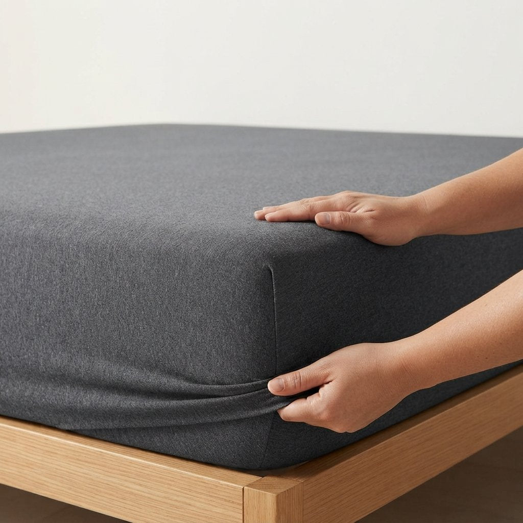 Hoeslaken bamboevezel – ademend en vochtafvoerend, 90×200 cm