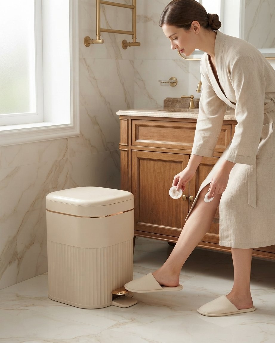 Pedaalemmer met elegant design, 8–15 liter
