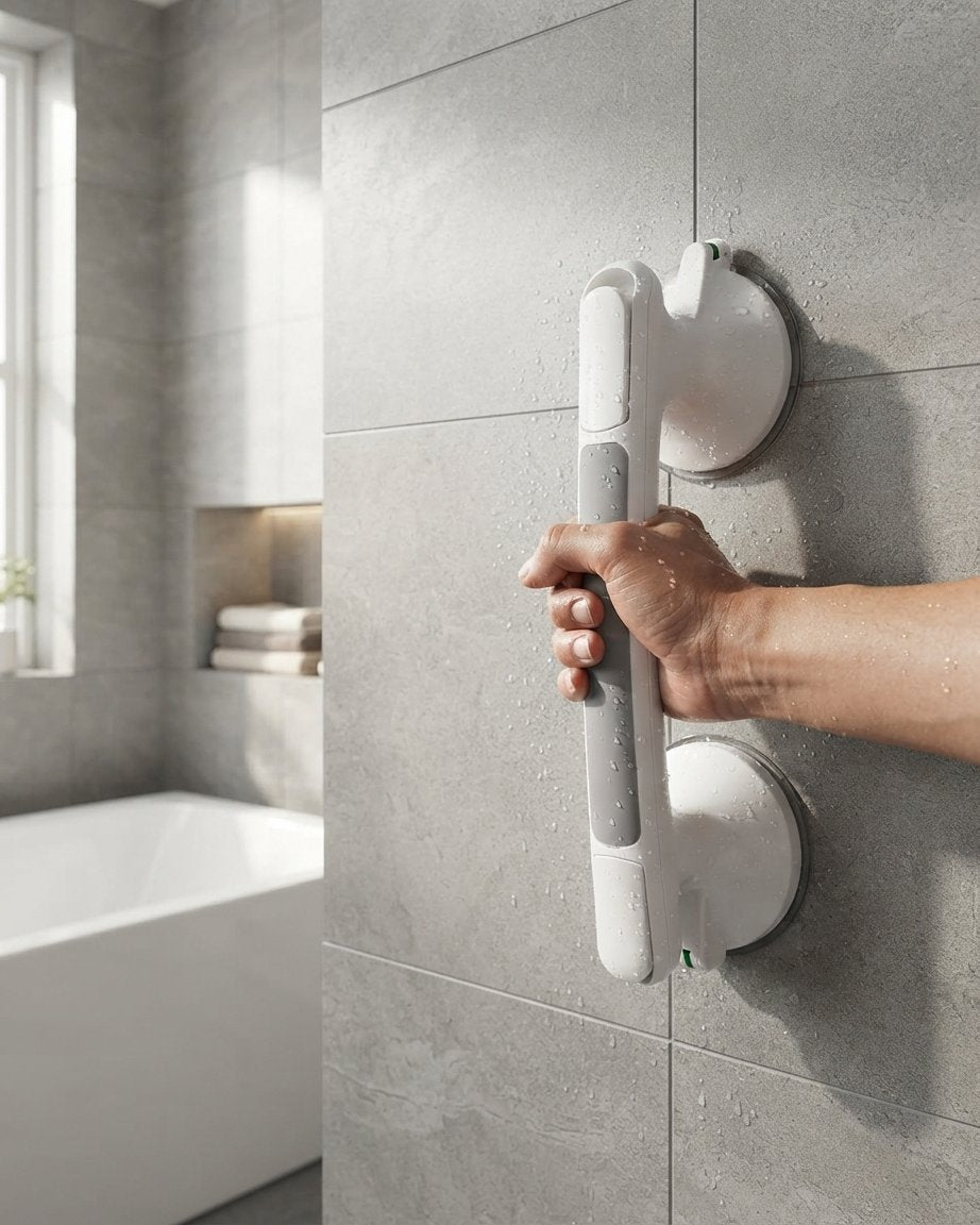 Veiligheidsbeugel badkamer met zuignappen en anti-slip grip