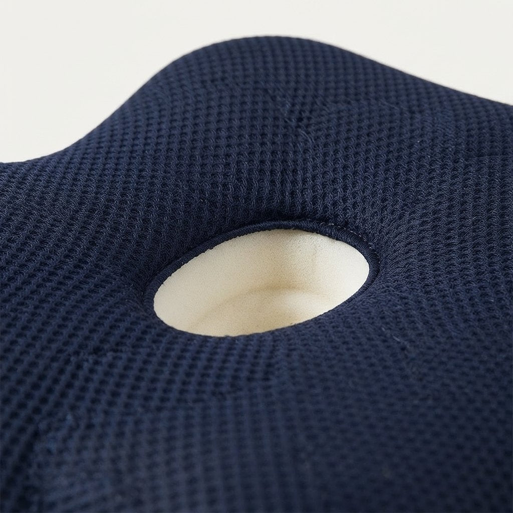 Ergonomisch zitkussen memory foam met zitbeenontlasting