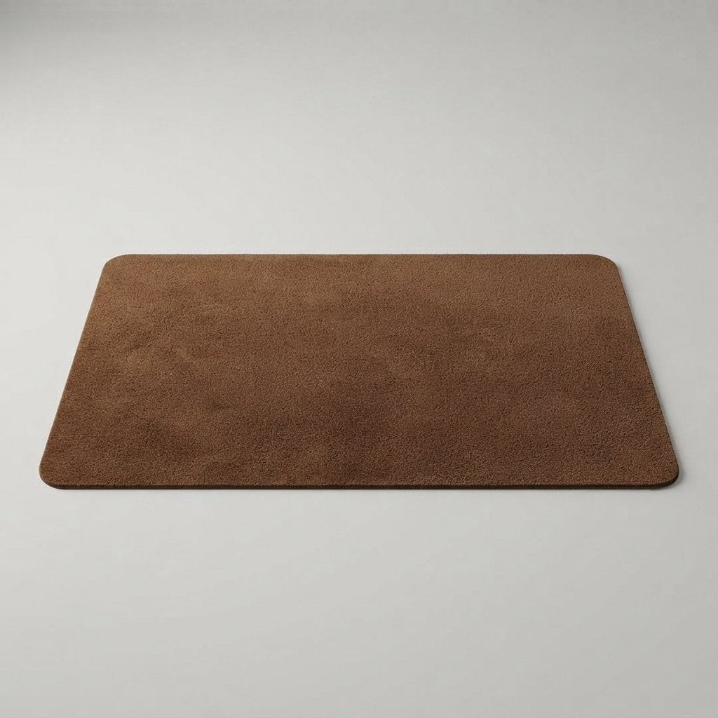 Diatomeeënaarde badmat sneldrogend antislip – 3 maten — Bruin
