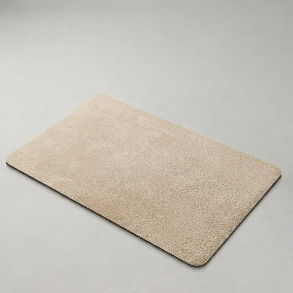 Diatomeeënaarde badmat sneldrogend antislip – 3 maten — Huidskleur